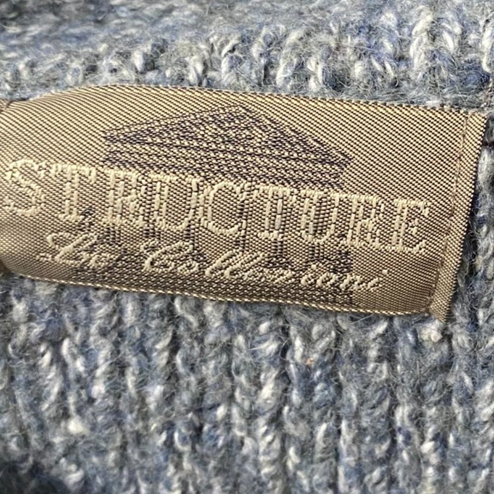 Structure Le Collezioni | Grey Pullover Wool Sweater - Picture 5 of 8